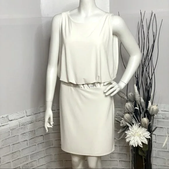 Ivory Bejewelled Jessica / Sears Midi Dress - Picture 3 of 12